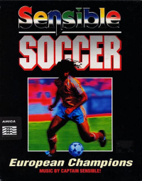 Sensible World of Soccer Amiga US box art